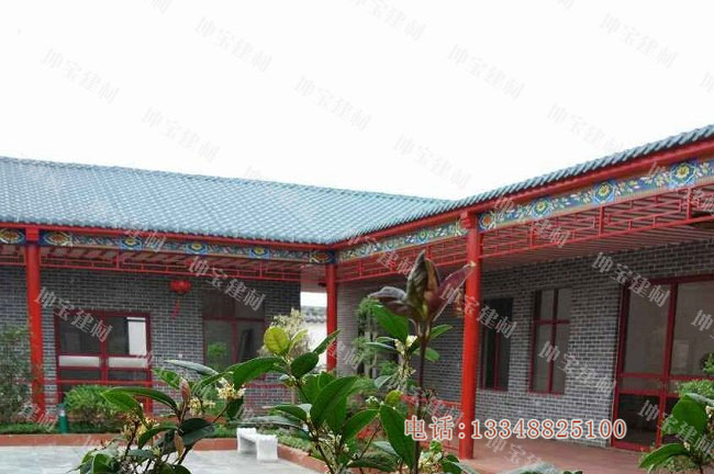 樹(shù)脂瓦庭院，傳統(tǒng)文化與現(xiàn)代文明相結(jié)合的別致景觀