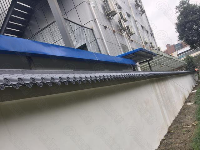 成都仿古墻頭瓦效果圖,彰顯成都文化時(shí)代特色 成都***美文化墻仿古圍墻一體瓦彰顯成都文化時(shí)代特色