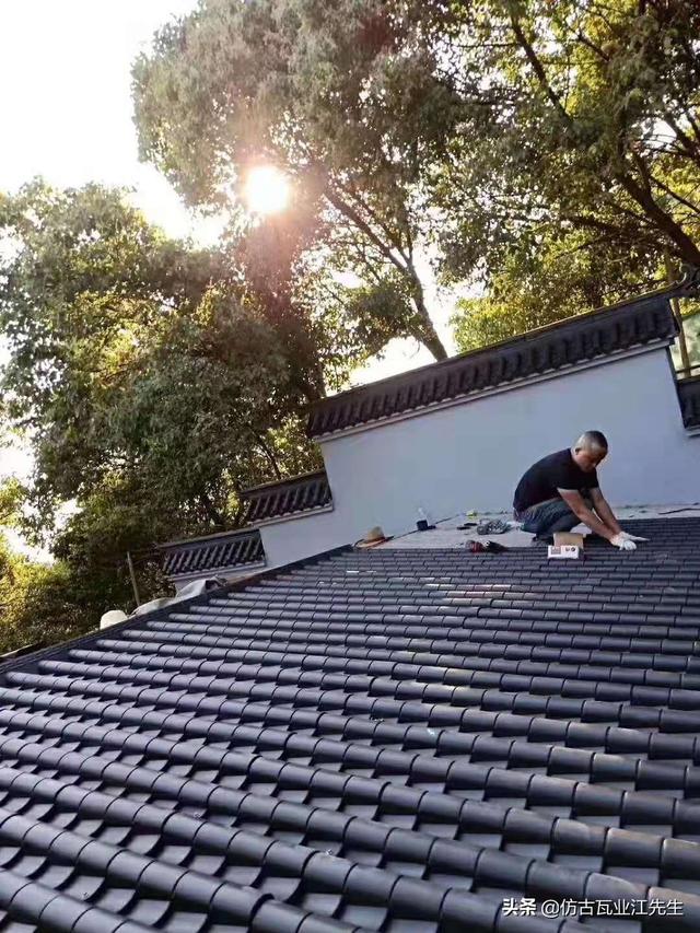 古瓦新制，樹(shù)脂仿古瓦為現(xiàn)代仿古建筑添磚加瓦