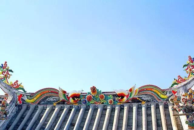 潮州嵌瓷，屋頂生花