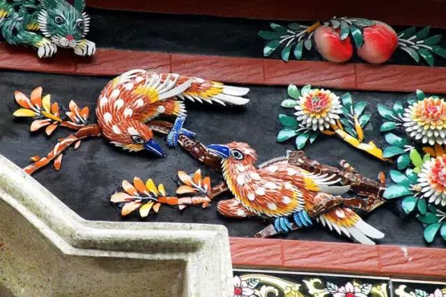 潮州嵌瓷，屋頂生花