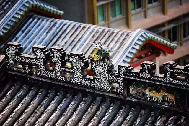 潮州嵌瓷，屋頂生花